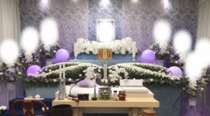 北千住の葬儀の花祭壇